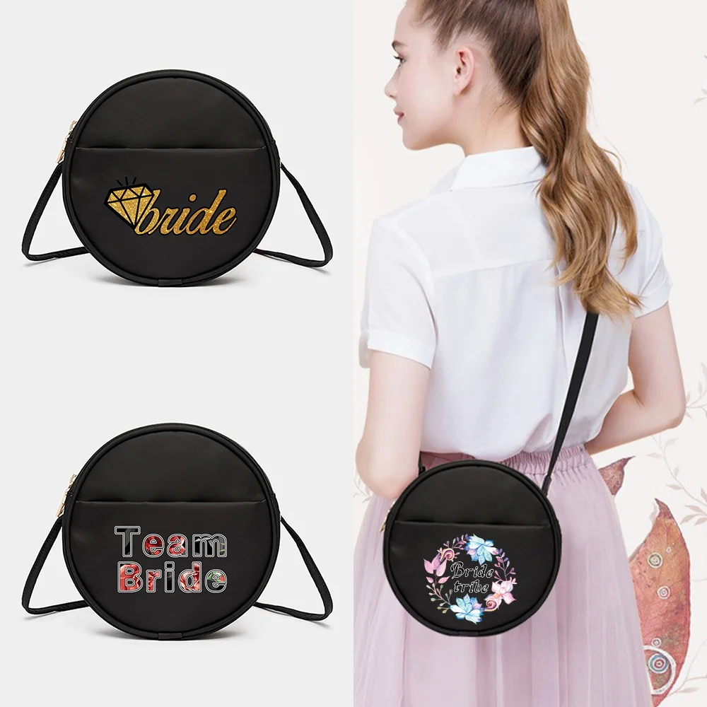 Casual Womens' Crossbody Bag Bride Pattern Printed Handbag Wallets Bag Ladies Inclined Shoulder Bag School Child Crossbody