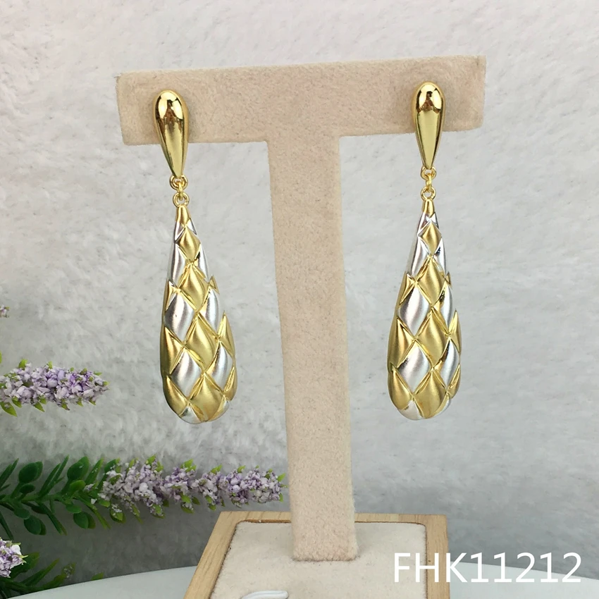 

Yuminglai Fashion Luxury Dubai Jewelry Accessories Superior Quality Brazilian Earrings FHK11212