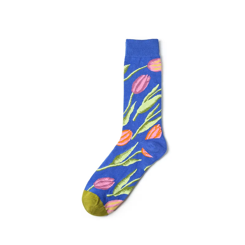 Носки мужские, женские, мужские, хлопковые, разноцветные, 1 пара, EUR39-44
