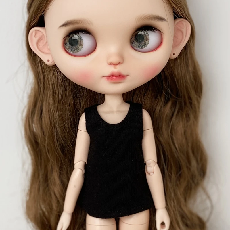 Blyth OB24 Azone Licca OB22 فتاة BJS ملابس دمى قميص علوي سفلي سترة LE09