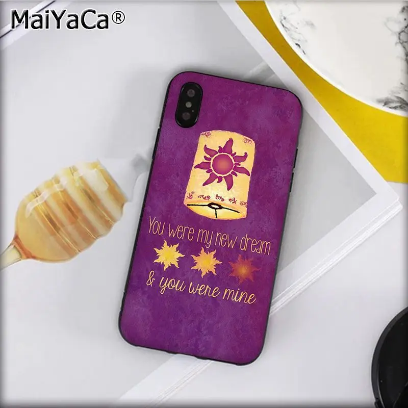 MaiYaCa Tangled princess sun moon Phone Cover for Apple iphone 11 pro 8 7 66S Plus X XS MAX 5S SE XR Cases fundas