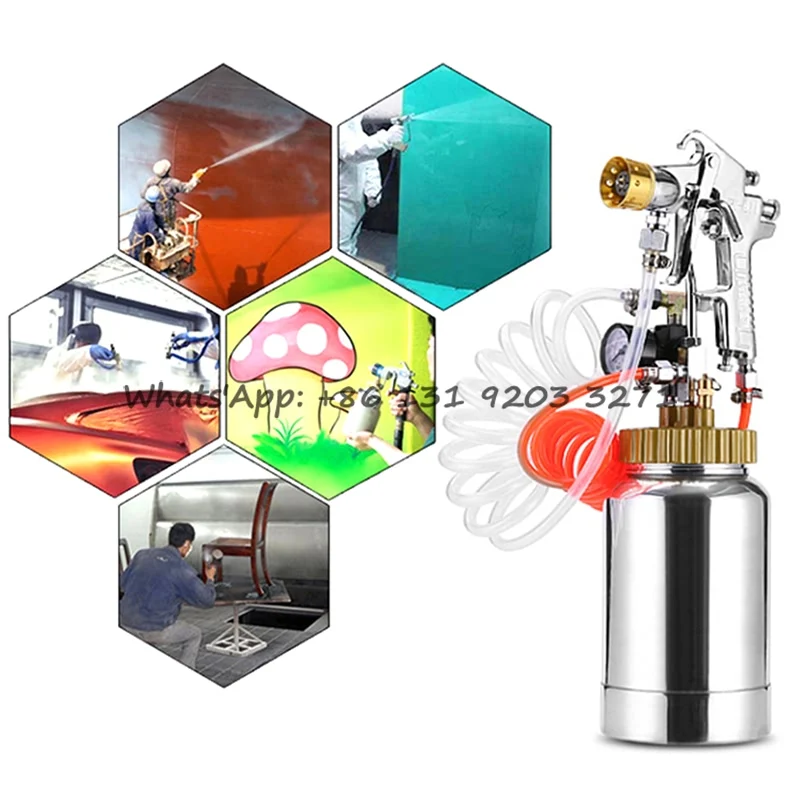 

Sprayer Equipment Mould Release Spray Gun System Sprayer With 2 Liter Tank Pneumatic Tool Hand Manual Airbrush With 2m Hose