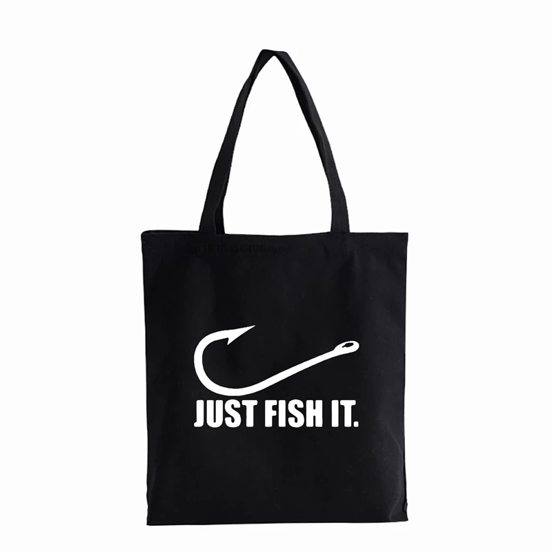 Bass Fishing tasche männer outdoor Angeln leinwand tasche Unisex Reise Wasserdichte Einkaufstasche Schulter Tasche Eco Handtasche Tote Taschen