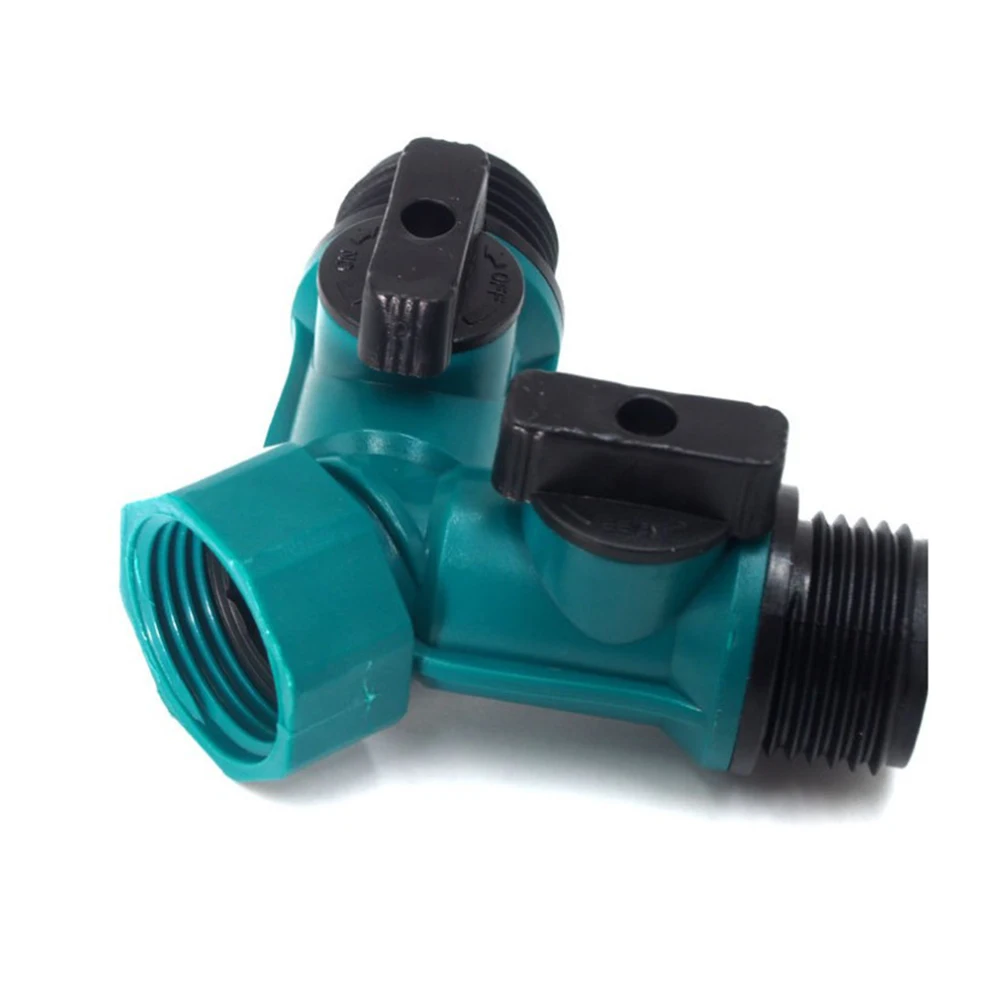 1 шт. 3/4 дюйма Y-тип 2-ходовой для садового крана, ирригационный клапан, шланг, быстроразъемный адаптер, разветвитель воды