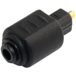 Optical 3.5mm Female Mini Jack Plug to Digital Toslink Male Audio Adapter