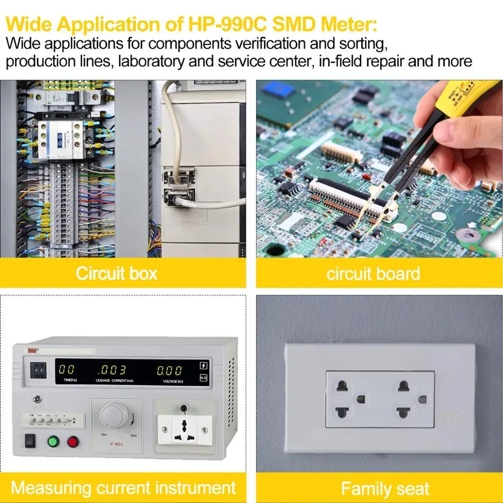 Imagem -05 - Medidor de Capacitância Digital Smd Testador de Resistência com Diodo Bateria