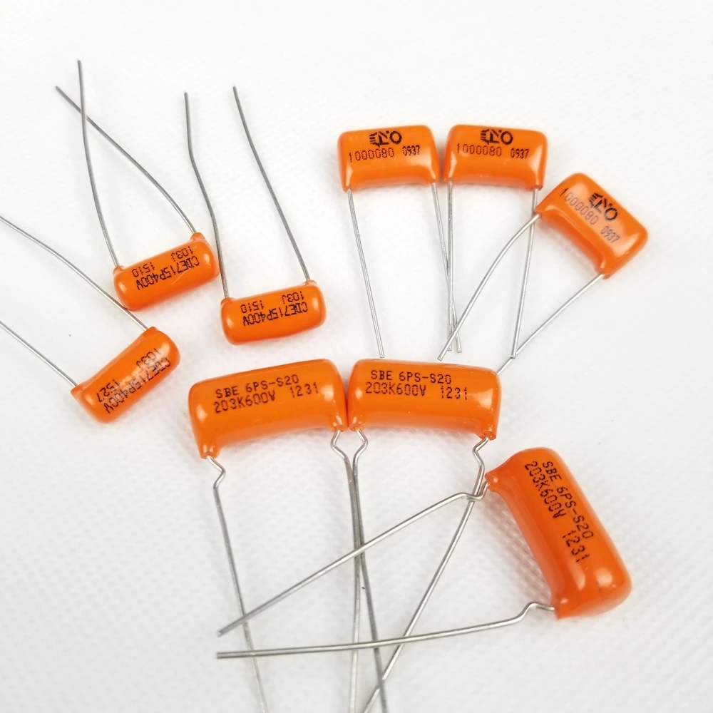 Orange Tone Capacitor SBE225P 223K 0.022UF 200V 400V 600V For Electric Guitar Bass Cap MADE IN USA