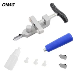 OIMG New Professional Diamond Glass Cutter For Glass Tile Cutting 2 In 1 Glass Cutter Set Manual Construction Tile Tools