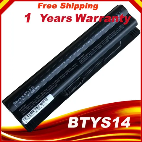 SeagullStar 4400mAh BTY-S14 배터리 MSI 노트북 배터리 FX720 GE60 GE620 GE620DX GE70 A6500 CR41 CR61 CR70 FR720 CX70 FX700