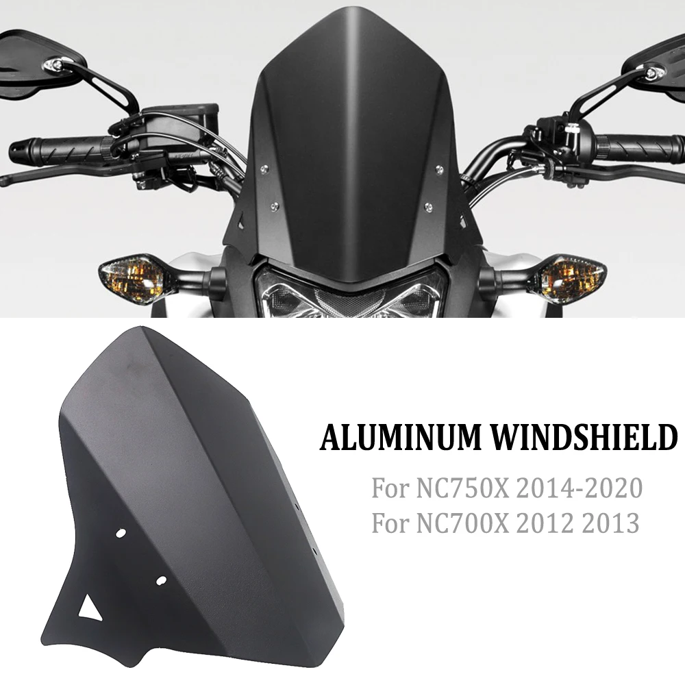 

For HONDA NC 700X 2012-2013 NC 750X 2014-2019 2020 NC700X NC750X Motorcycle Windscreen Windshield Front Guide Plate Protector