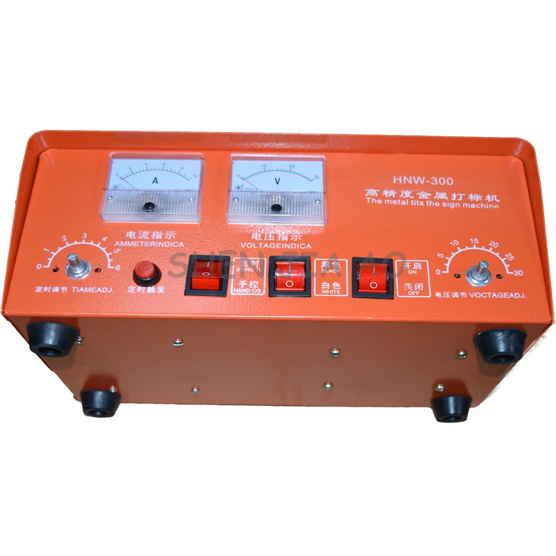 1 buah HNW-300 mesin Etching elektrokimia pola penanda pada logam baja 300W 0.6-10S elektrokimia mesin Etching 110/220V