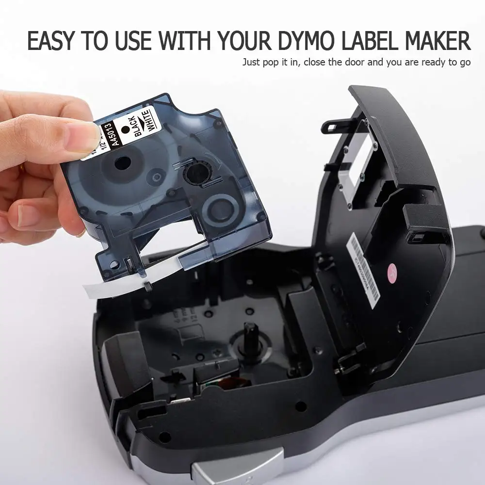 6/9/12/19/24mm*7m Compatible for Dymo 45013 40913 43613 45803 40918 45010 45020  Multi color Label Tapes for Printer LM160 LM28