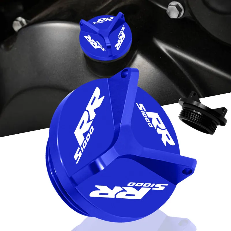 

FOR BMW S1000RR S1000 RR S 1000RR 2009-2020 2019 CNC Aluminum Motorcycle Engine Oil Filler Cup Plug Cover Cap Screw Accessories