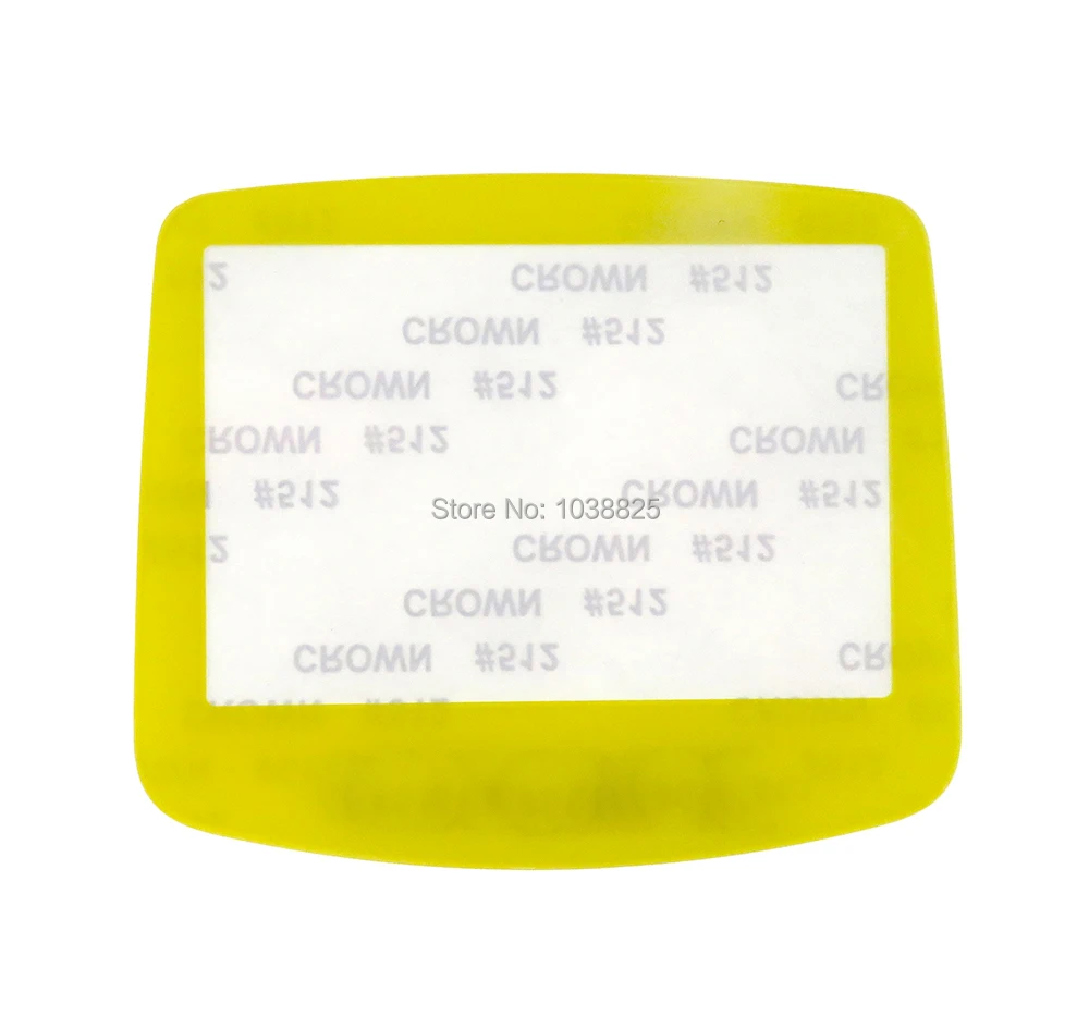Lentille en plastique multicolore pour lentille d'écran GBA pour protecteur d'objectif couleur Gameboy Advance avec adhésif