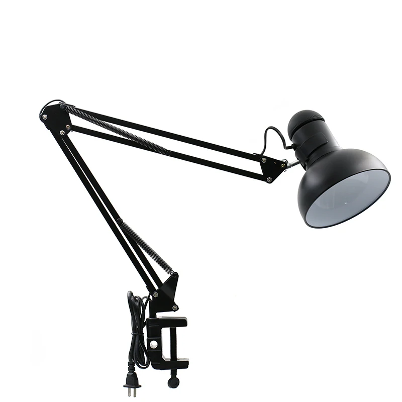 

Folding Table Lamp – Long Arm Telescopic Design for Jewelry, Work, Study, Reading, Bedside, and Office Use with Table Clip