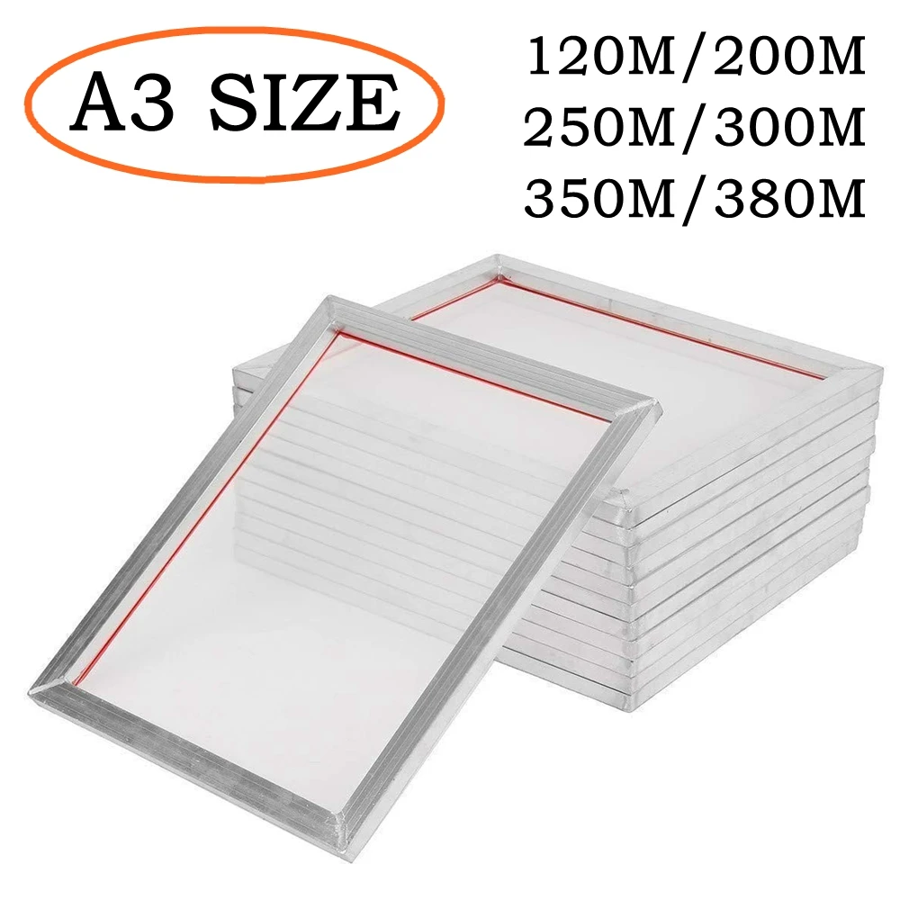 40*30cm Silk Screen Printing Aluminum Frame A3 Screen Frame Stretched With 120M/300M/350M/380M Mesh for Printed Circuit Board