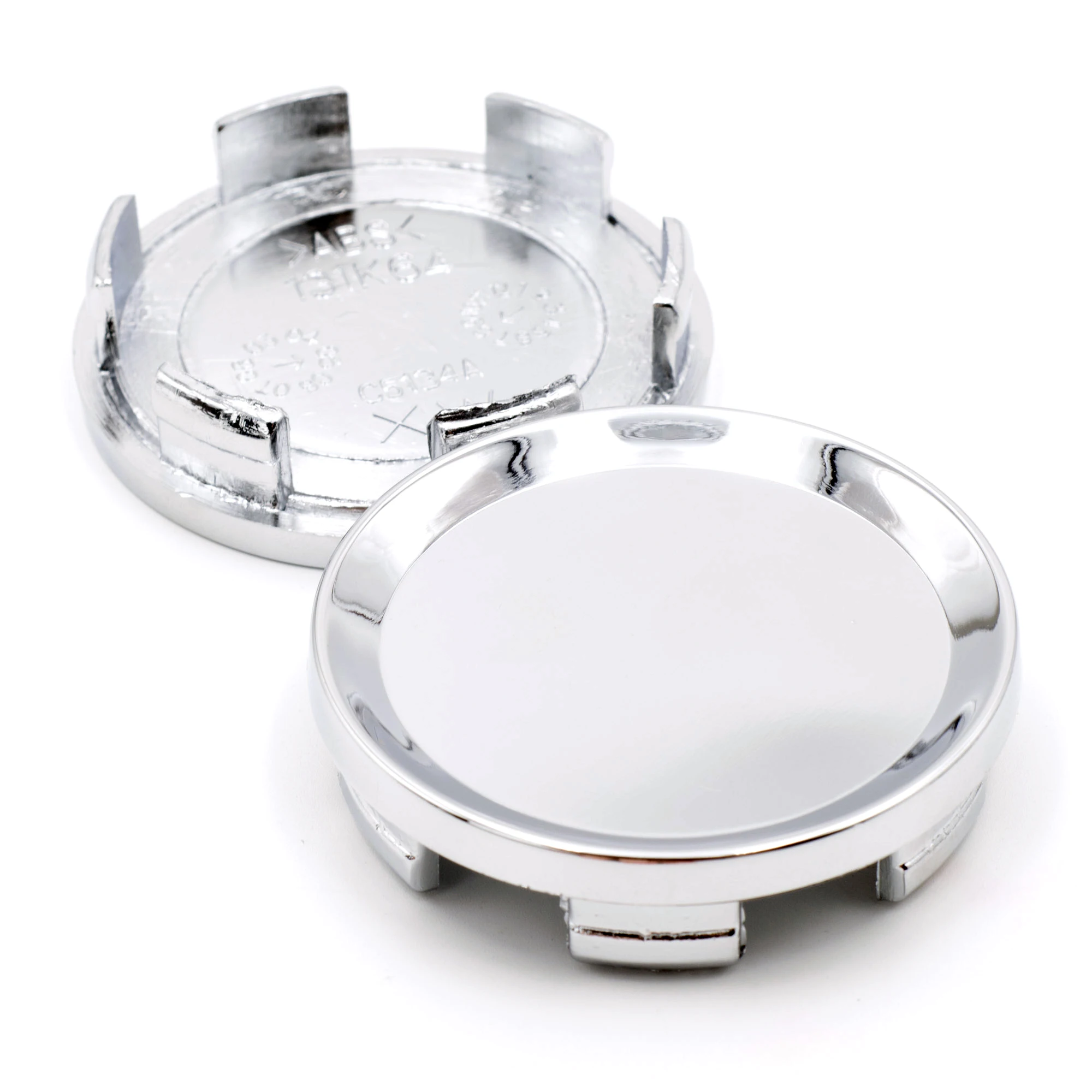 1Pcs 64mm Wheel Center Cap For Universal Rims Dust-proof Cover Styling Modification Hubcap Auto Accessories Black Chrome