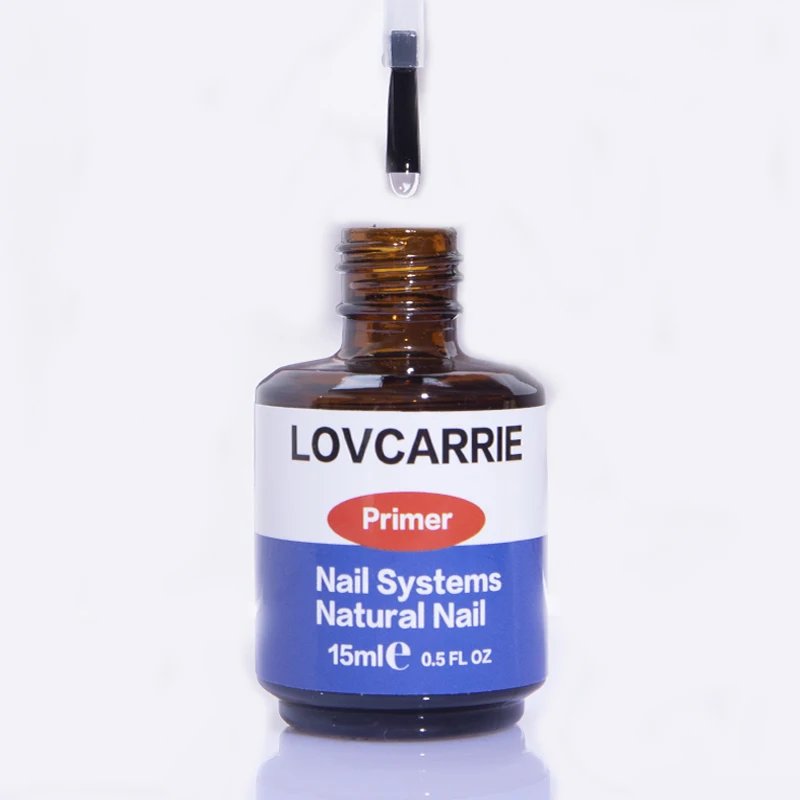 LOVCARRIE 15ML Acrylic Móng Mồi Bonder Không Axit Móng Dehydrator Gel Lót Nền Cho Móng Tay UV Gel Ba Lan Làm Móng nailart Bộ