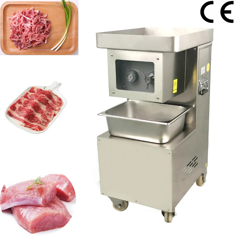 

Stainless Steel Meat Slicer 2.5mm-20mm Customized Blade Electric Commercial Fresh Meat Slicer Meat Cutter Machine