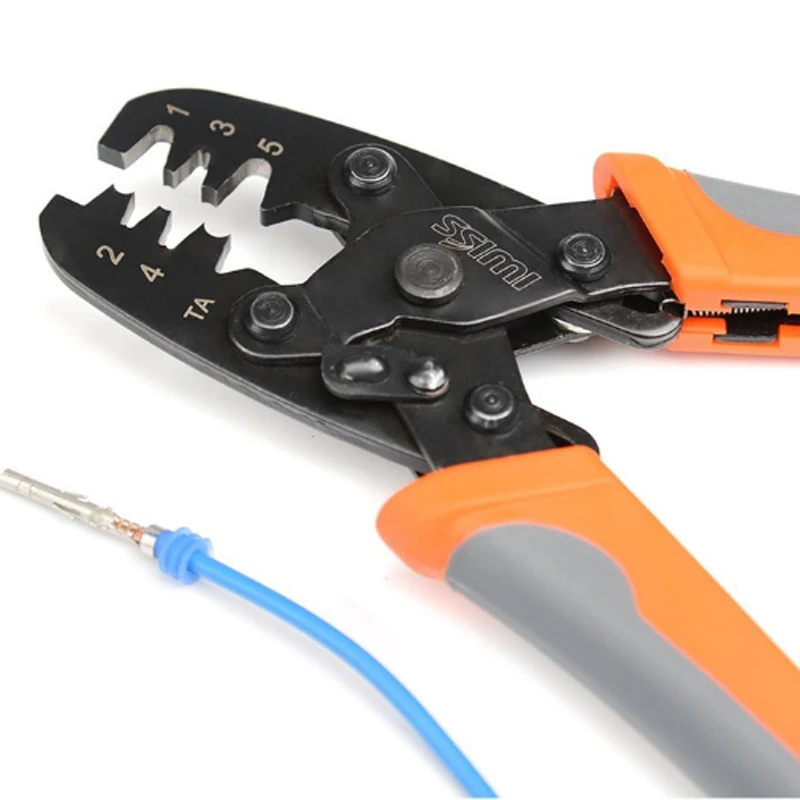 

IWS-1424B Non Insulated Open Barrel Terminal Crimping Tool for Molex,Delphi,AMP/Tyco,Harley,PC/Computer,Automotive