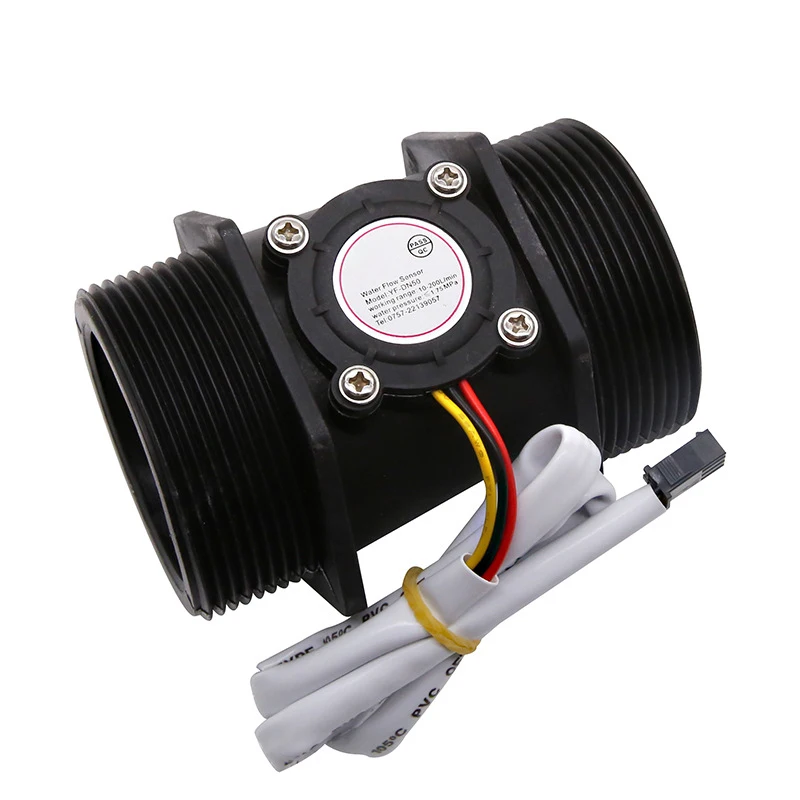 2 inch DC 5-18V Water Flow Sensor Flow Sensor Water Control Liquid Flow 10-300L/min