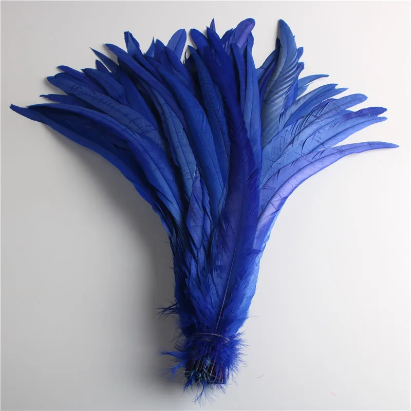 الجملة 100 قطعة ريشة الدجاج 30-35 سنتيمتر ريش ذيل الديك الطبيعي للزينة الحرفية ريشة عيد الميلاد لتقوم بها بنفسك ريشة