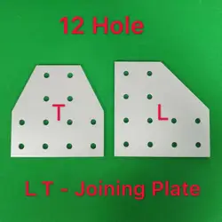 12 Hole  2040 3060 4080 4590 Joining Plate Connection Plate Corner Bracket Joint Board For Aluminium Profiles