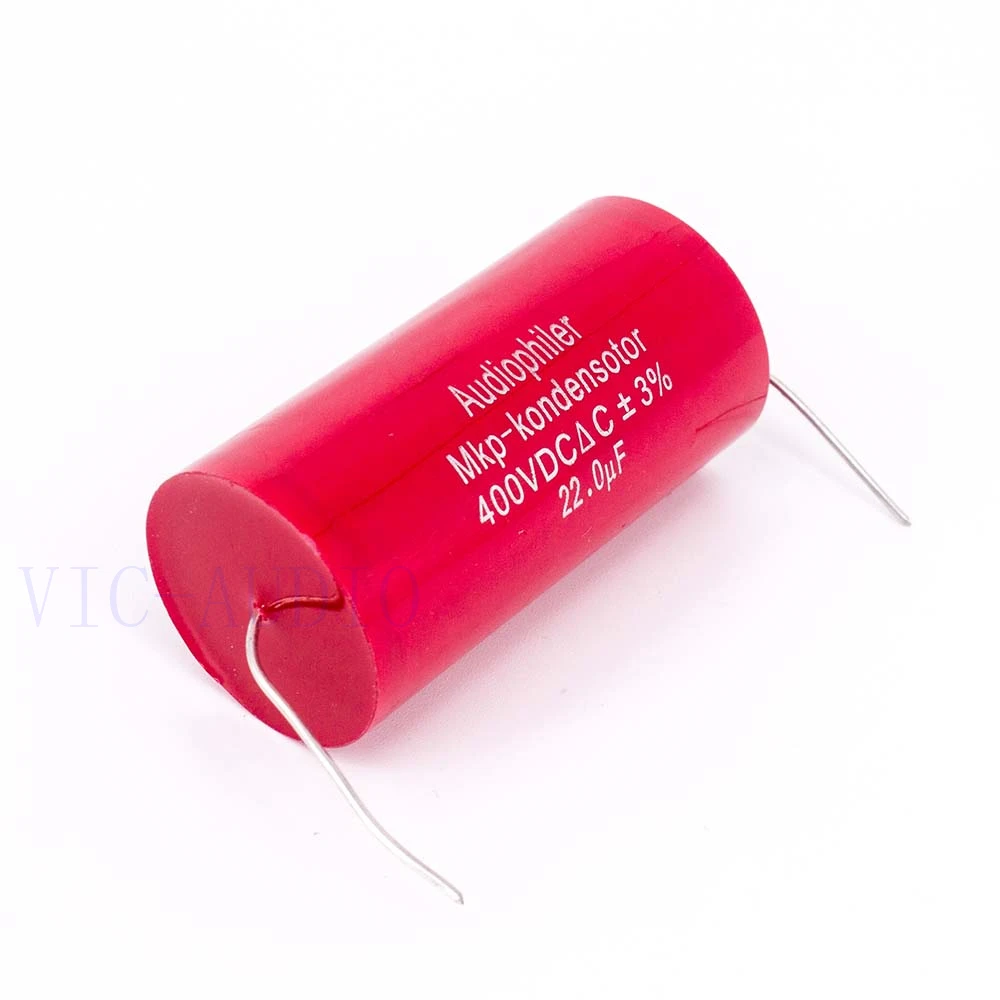 オーディオファンmkpコンデンサ22uf 400v dc 3% hifiフィーバーエレクトロレスコンデンサオーディオコンデンサカップリング周波数分割22uf