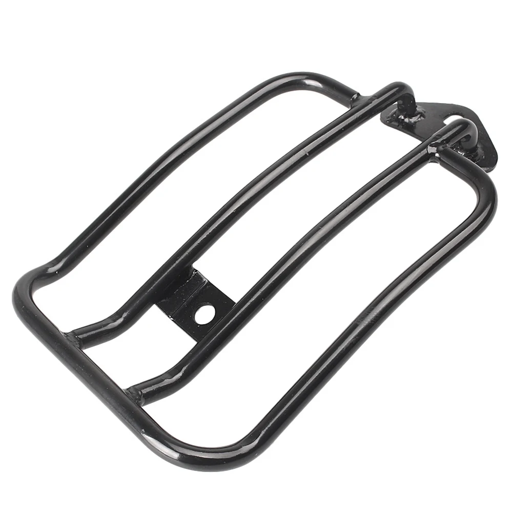 Motorcycle Sissy Bar Back Rest Luggage Rack Black Steel For Harley Sportster XL883 XL1200 Custom Low Nightster Roadster etc.