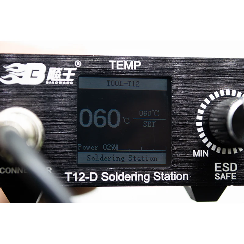 Biaowang T12 soldering station high-power digital display electric soldering iron adjustable constant temperature mobile phone r