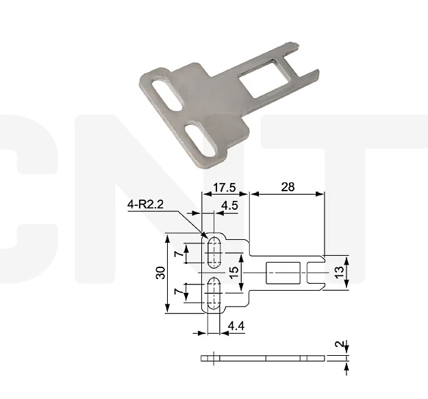 CZ93-K1 K2 K3 Chiave di Sicurezza di Blocco Interruttore A chiave