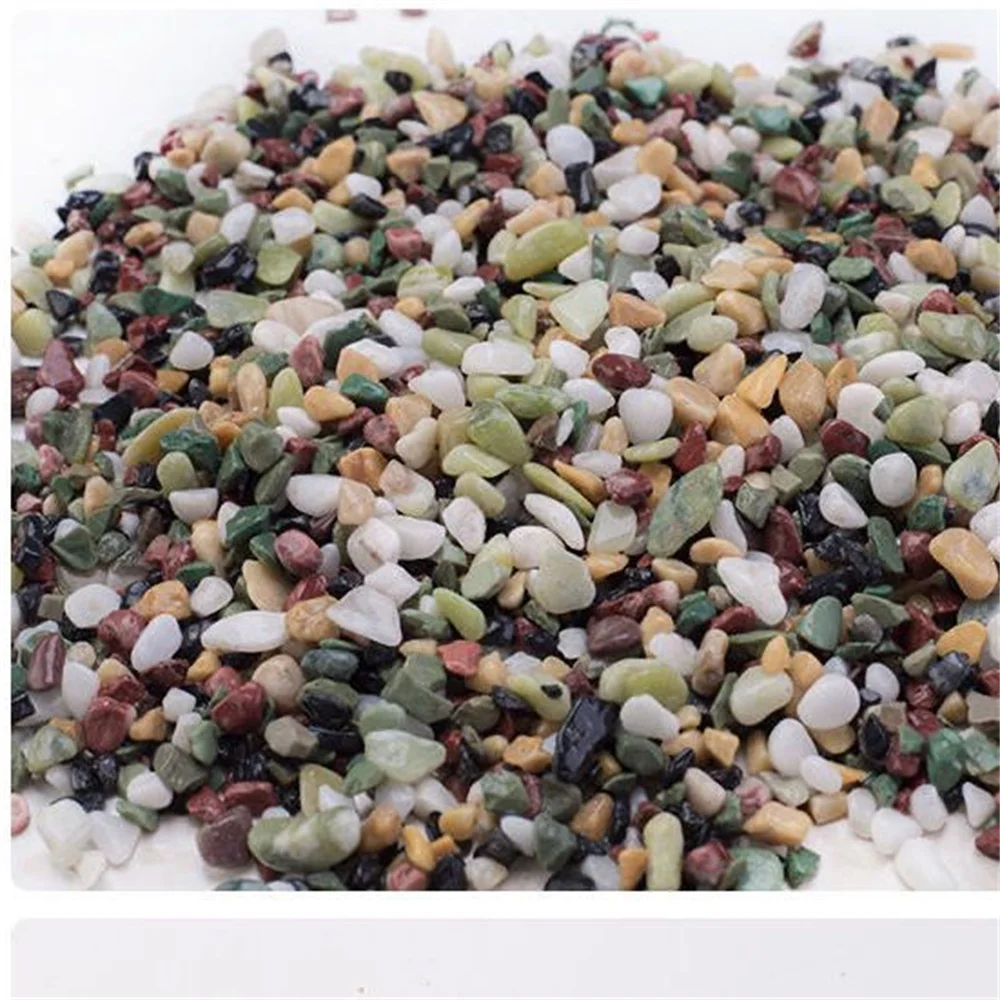 50/100g Natural Crystals Gravel Stone Micro Landscape Garden Aquarium Decor Fish Tank Bottom Sand Potted Plants DIY Accessories