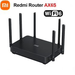 Xiaomi Redmi Ax6s Wifi 6 Router 3200 mb/s 2,4/5 GHz dwuczęstotliwościowy MIMO-OFDMA wysoki zysk Mesh Route MT7622B dwurdzeniowy procesor 1.35GHz