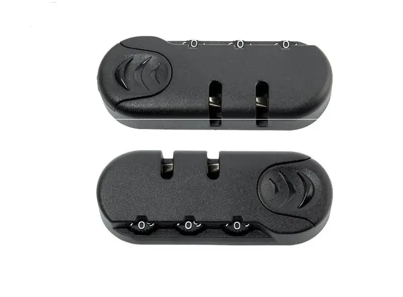 luggage combination lock  Black suitcase