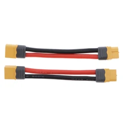 2 Packs RC Charger 100mm XT60 Plug Male Female Extension Cable Wire 10AWG