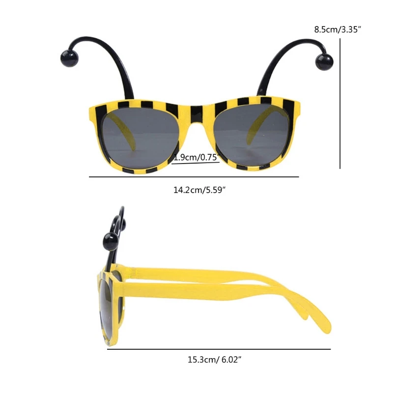 Bumble Bee – accessoires de Cosplay pour femmes, hommes et enfants, accessoires de fête, ensemble de lunettes avec tête d'abeille, nouvelle collection 2022