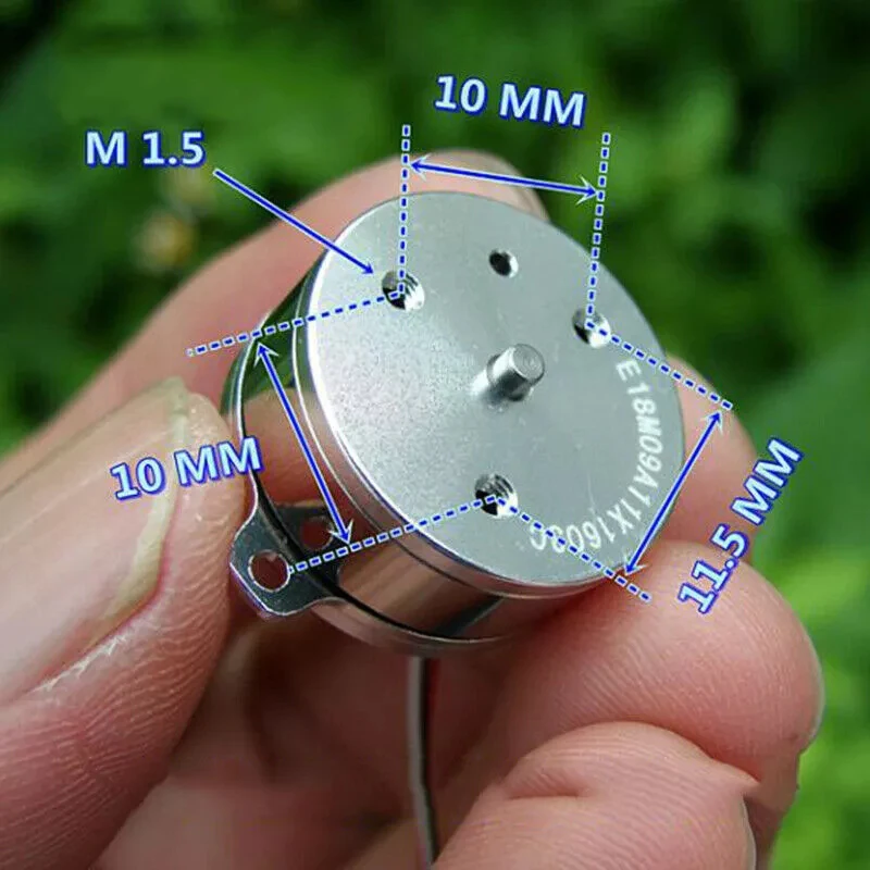 1500KV DC6V-12V 3-phase Micro 2204 PTZ Brushless Motor Dual Ball Bearing Mini Outer Rotor for Car Quadcopter RC Drone
