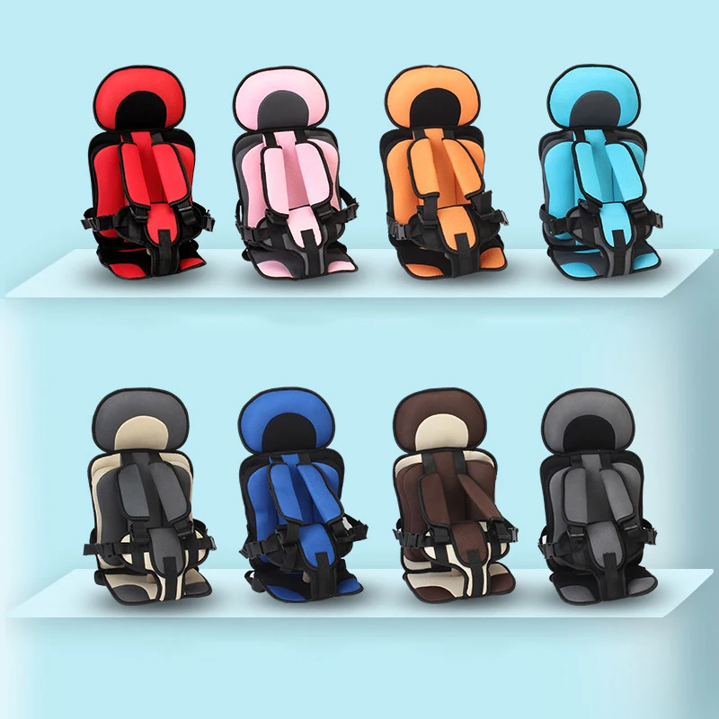 Alfombrilla de silla segura para niños, silla portátil para niños de 3 a 12 años, versión actualizada, esponja gruesa, cojín para cochecito de bebé,