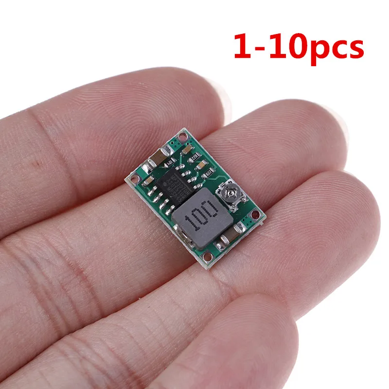 1/2/3/ 5/10PCS 3A MINI DC-DC ขั้นตอนลง CONVERTER ควบคุมแรงดันไฟฟ้า 5V-23V ถึง 3.3V 6V 9V 12V 340KHz