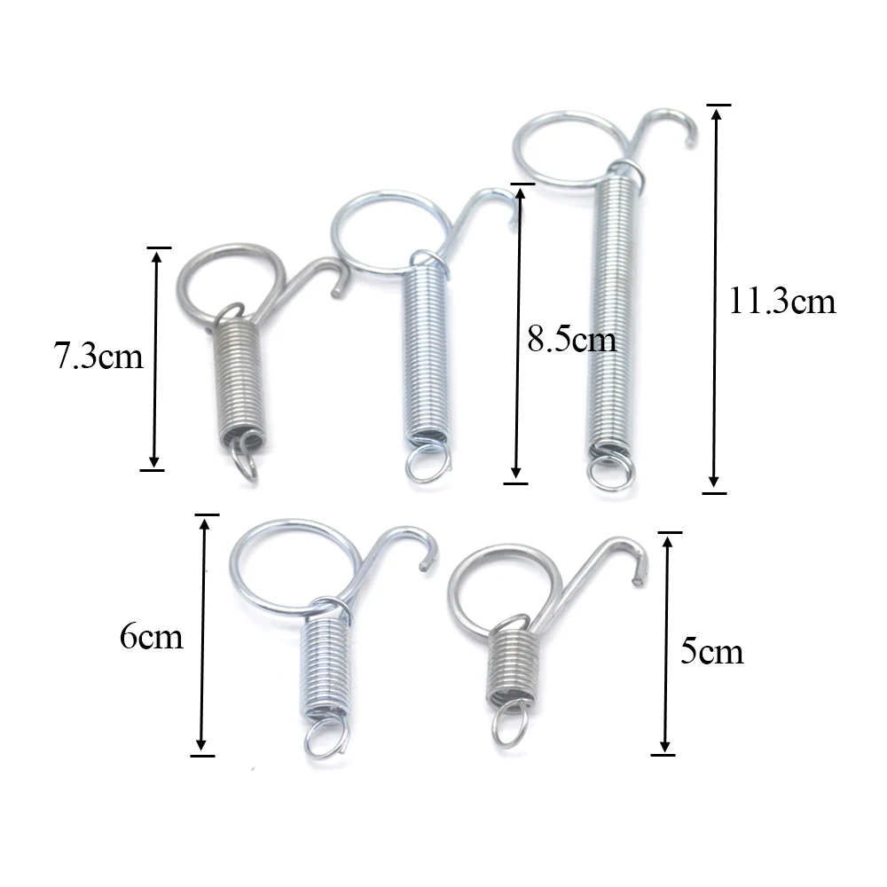 

10pcs/Lot Spring Latch Hook for Wire Rabbit Cages Doors Bunnies Rodents Hamsters Squirrels Birds Metal Finger Spring