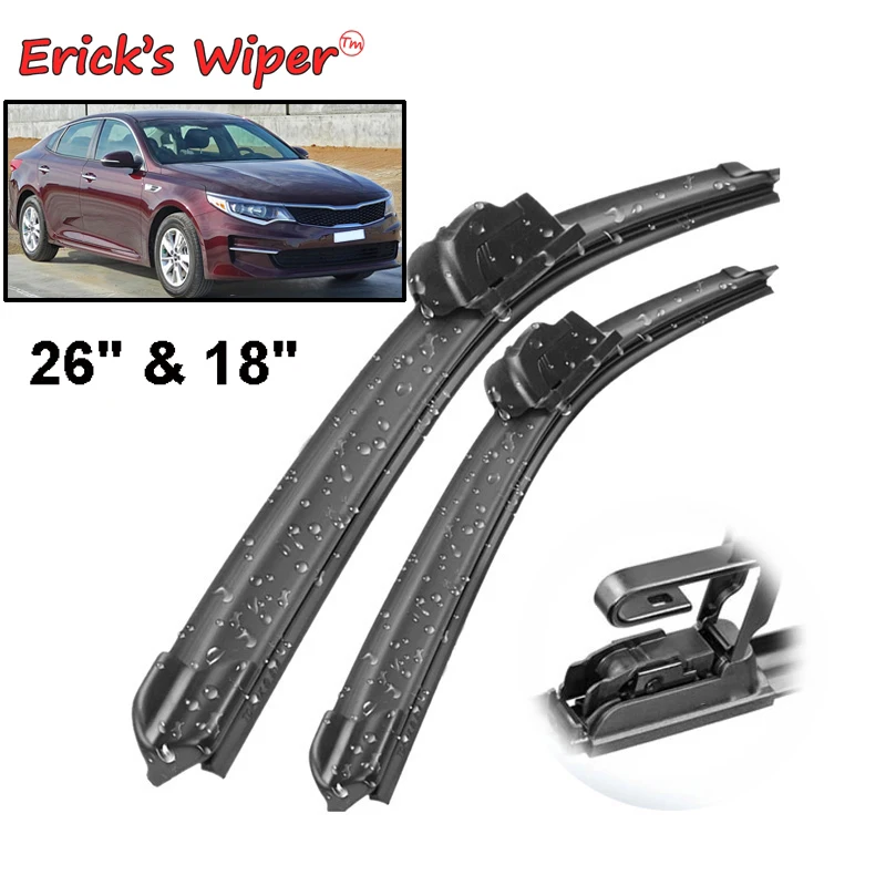 Erick's Wiper LHD Front Wiper Blades For KIA Optima MK4 2015 - 2019 Windshield Windscreen Clean Window Car Rain Brushes 26