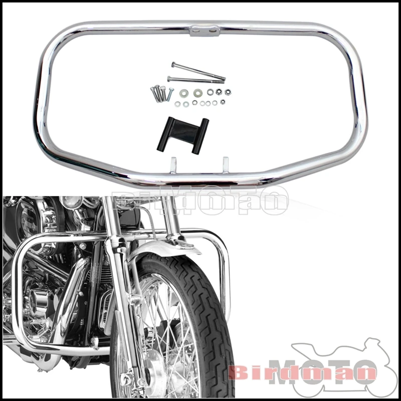 

Motorcycle Chrome 1-1/4" Highway Engine Guard Bumper Protection Crash Bar for Harley Sportster XL 883 1200 XLH 1200 1984-2003