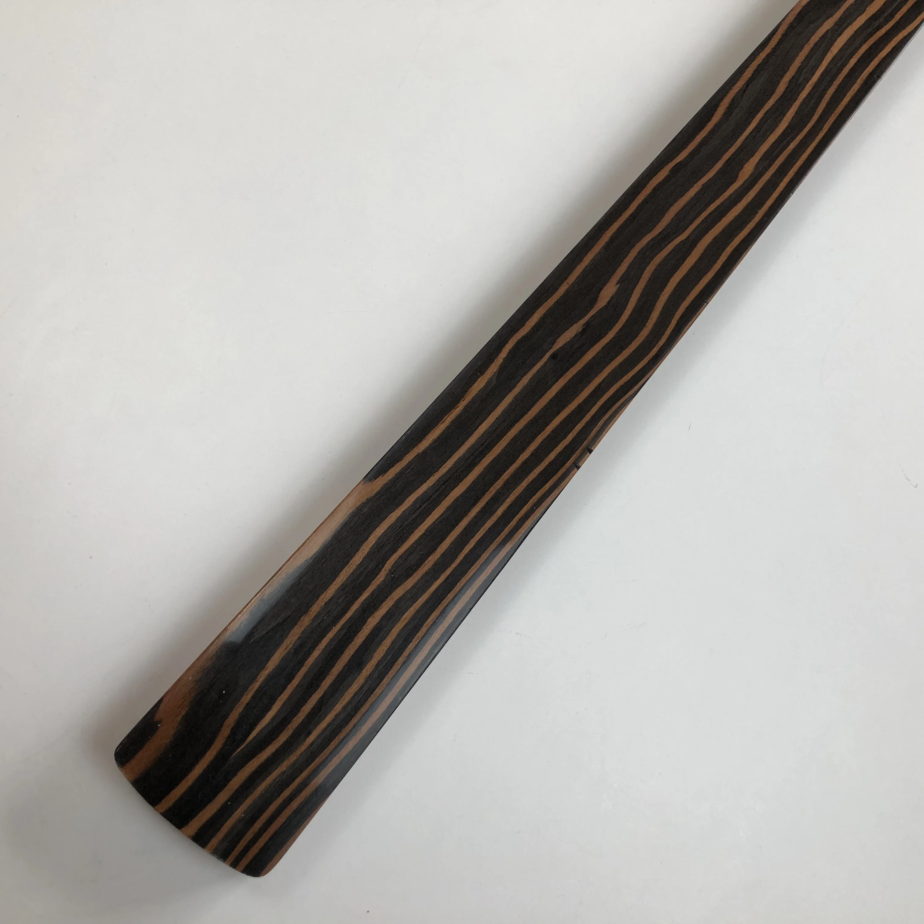 Fretless Bass Guitar Neck Zebra wood 20fret 34 inch Fingerboard No inlay Gloss Bass Guitar Part