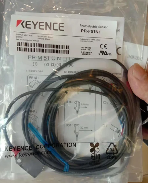 

1PCS New Keyence PR-F51N1 PRF51N1 Photoelectric Sensor