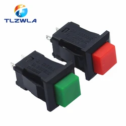 10PCS DS-429 NO Reset Switch Square Momentary Switch NC DS-431 3A/125VAC Self-locking Push Button Switch
