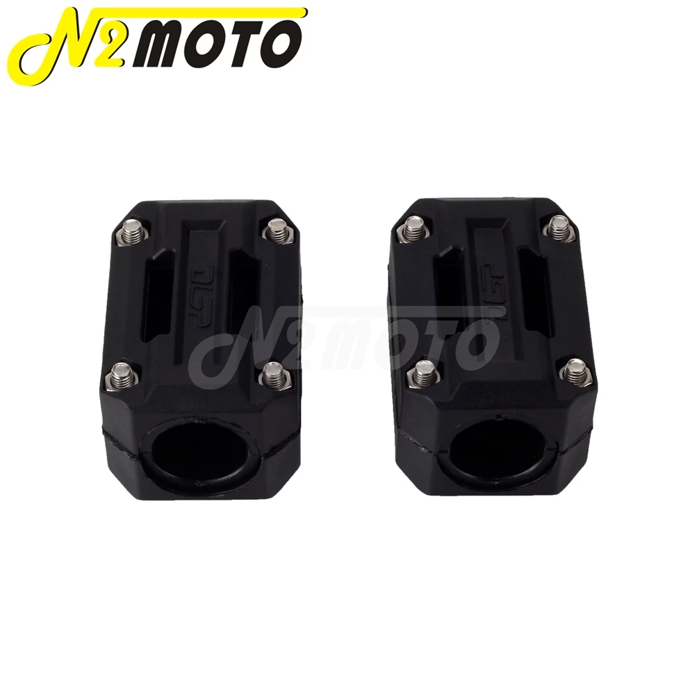 22mm 25mm 28mm For BMW HP2 Tiger 955i 1050i Honda CRF1000L NC700X Black Motocross Engine Crash Bar Protector Bumper Guard Blocks