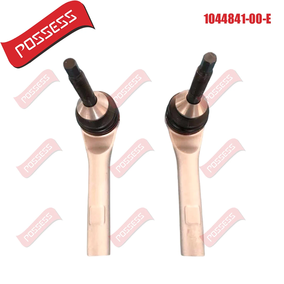 A Pair of Front Axle Outer Steering Tie Rod Ends Ball Joint For Tesla Model 3 Model Y ,OE 1044841-00-E   104484100E,L=R