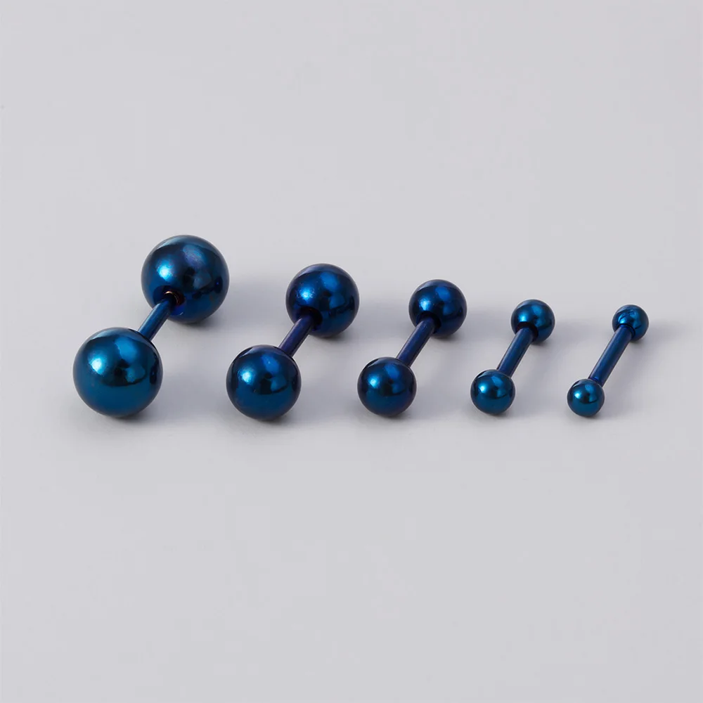 5 Stücke 2,5/3/4/5/6mm Kugeln Knorpel Helix Ohr Piercings Tragus Kugel Ohrstecker Chirurgenstahl Barbell Ohrring Mode Körperschmuck 16G – Detail 8