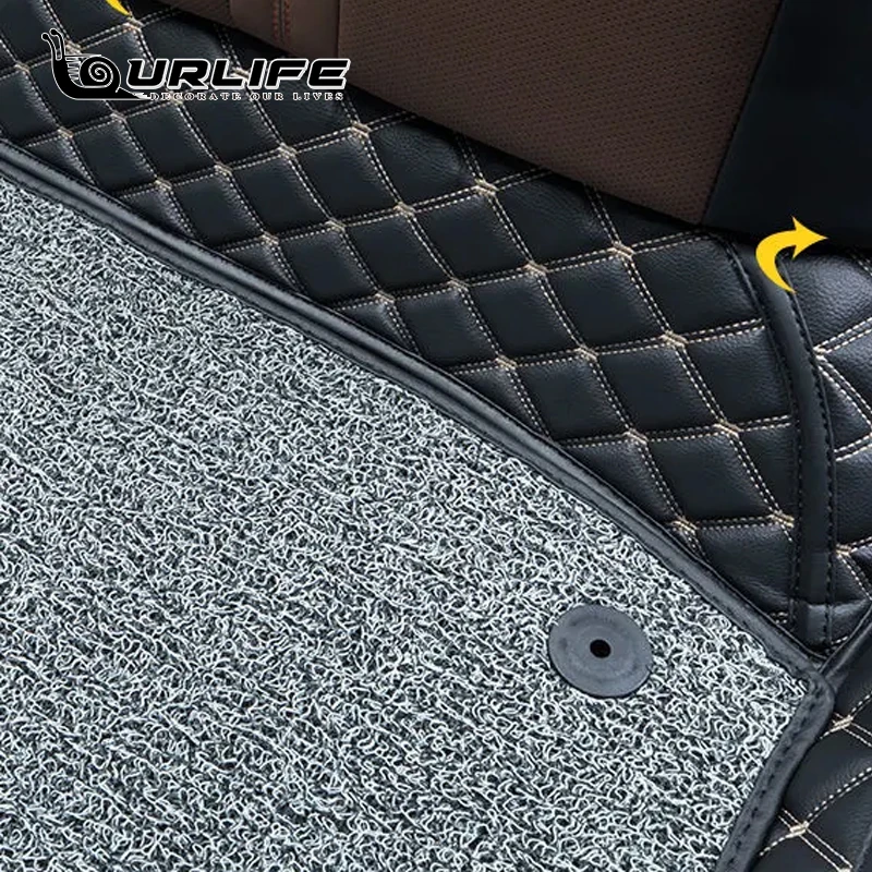 Car Floor Mats For Haval H6 2021 2022 2023 3TH GT Double Layer Foot Pads Automobile Carpet Cover Interior Floorliner Accessories