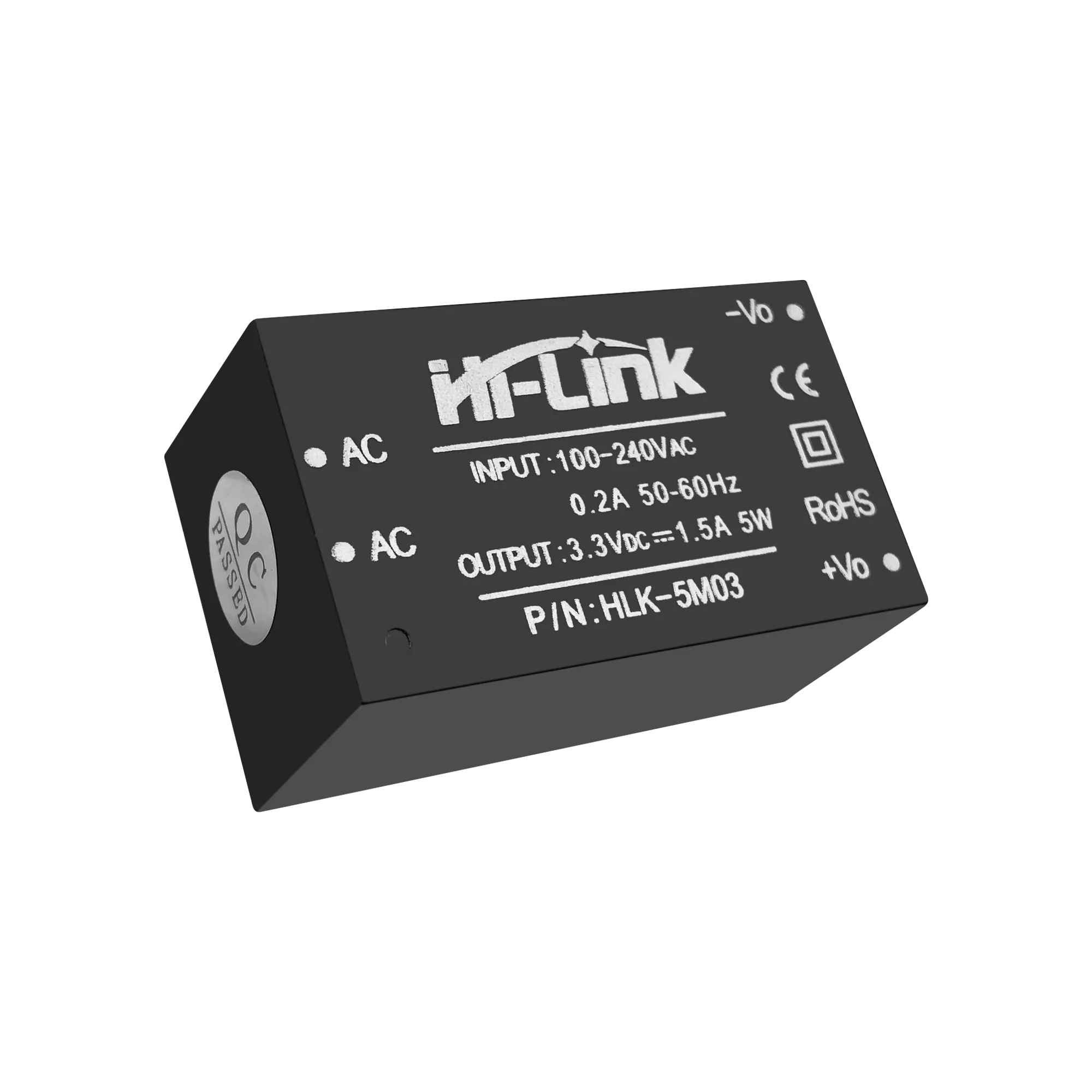 Mini módulo de fuente de alimentación inteligente para el hogar, convertidor de CA y CC, 220V a 3,3 V, 5W, HLK-5M03, lote de 10 unidades, envío gratis